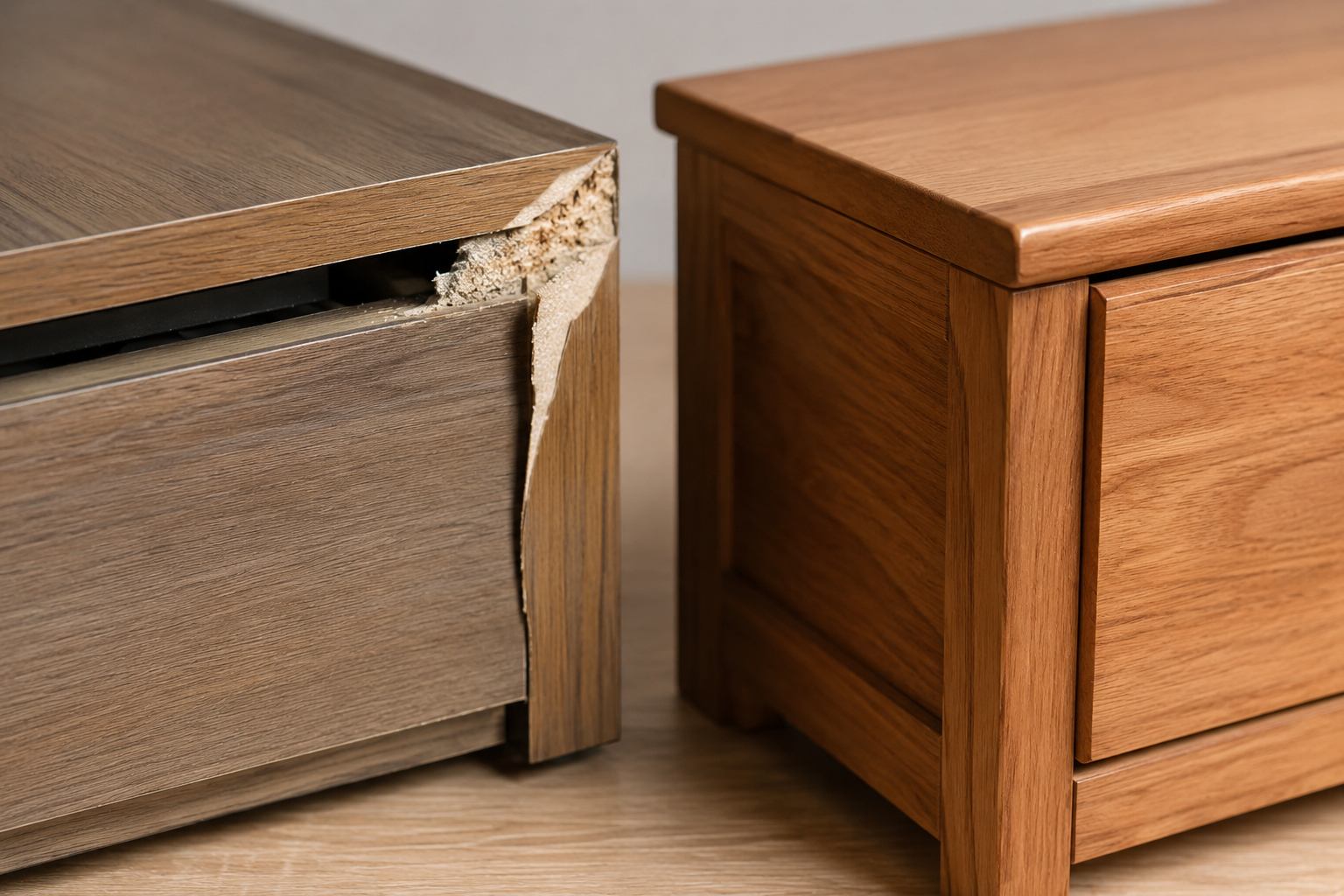 تفاوت مبلمان تمام چوب با MDF؛ کدام انتخاب بهتری برای خانه شماست؟