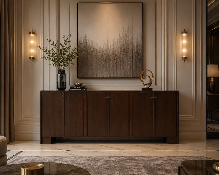 کنسول چمان تمام چوب Liliwood در دکوراسیون مدرن